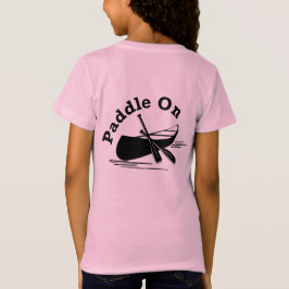 Paddle On Design - Girls' Fine Jersey T - Shirt