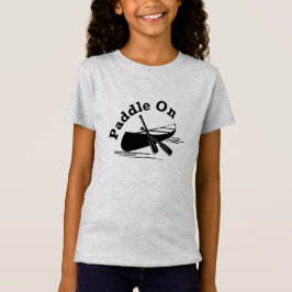 Paddle On Design - Girls' Fine Jersey T - Shirt