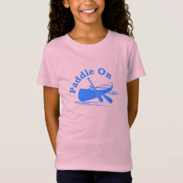 Paddle On Design - Girls' Fine Jersey T - Shirt