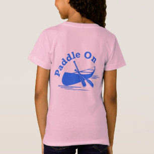 Paddle On Design - Girls' Fine Jersey T - Shirt
