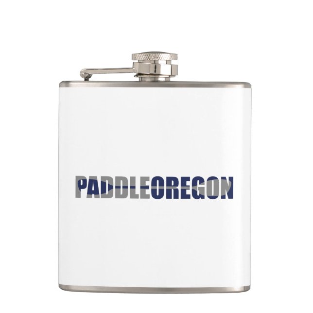 Paddle Oregon Kayaking Flachmann (Vorderseite)