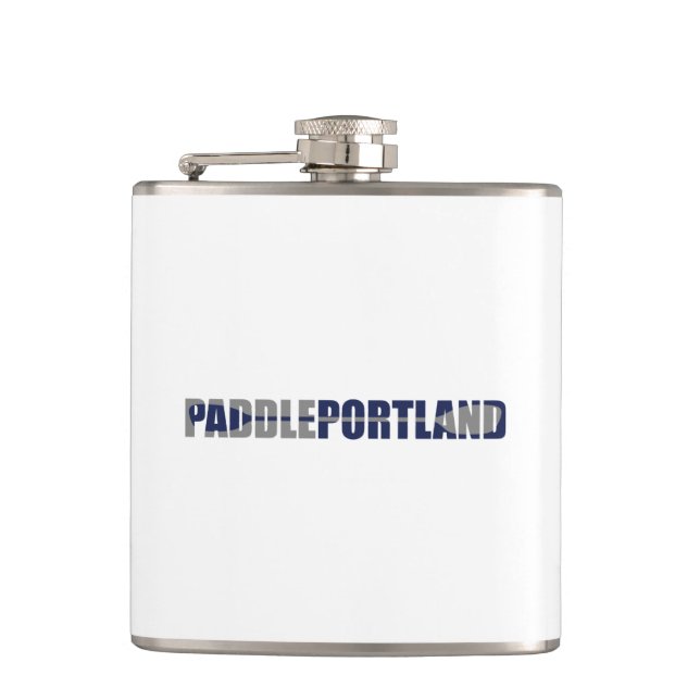 Paddle Portland Kayaking Flachmann (Vorderseite)
