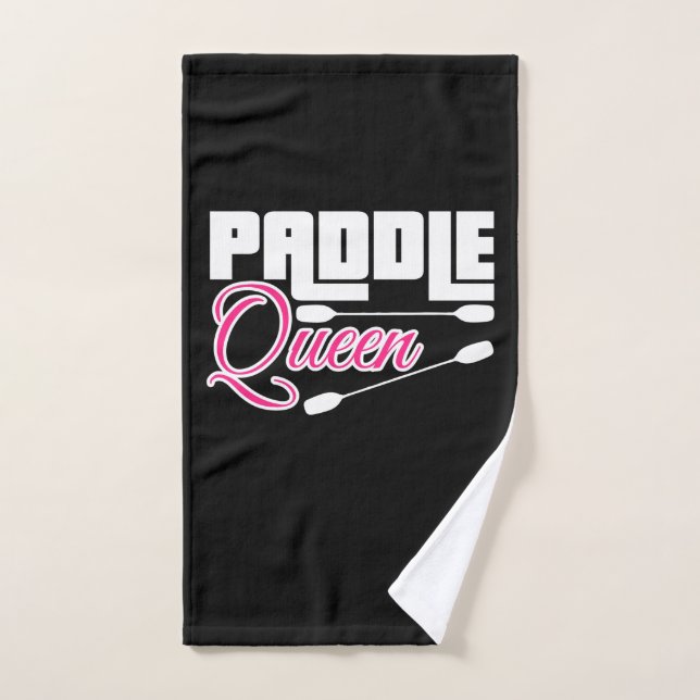 Paddle Queen Girl Kayak Handtuch (Handtuch)