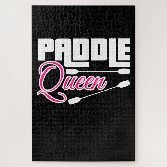 Paddle Queen Girl Kayak Puzzle (Vertikal)