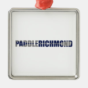 Paddle Richmond Virginia Kayaking Ornament Aus Metall