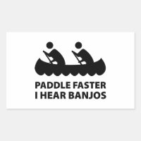 Paddle schneller Ich höre Banjos