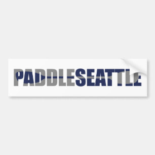 Paddle Seattle Kayaking Autoaufkleber
