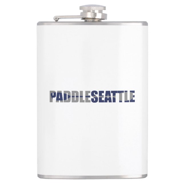 Paddle Seattle Kayaking Flachmann (Vorderseite)