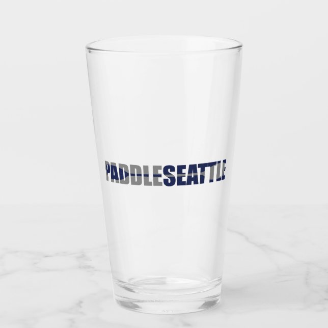 Paddle Seattle Kayaking Glas (Vorderseite)