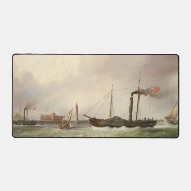 Paddle Steamer Ariel 1831 Schreibtischunterlage (Vorderseite)