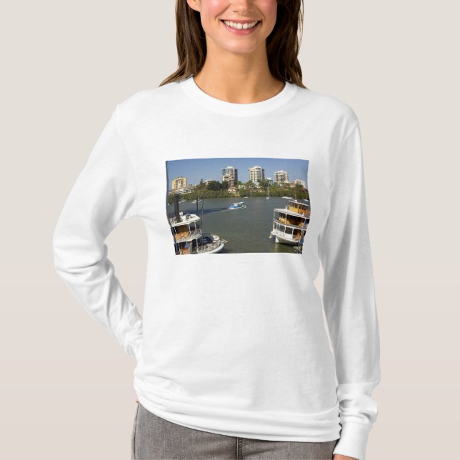 Paddle Steamers, Brisbane River, Brisbane, T-Shirt (Vorderseite)