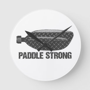 Paddle Strong Runde Wanduhr