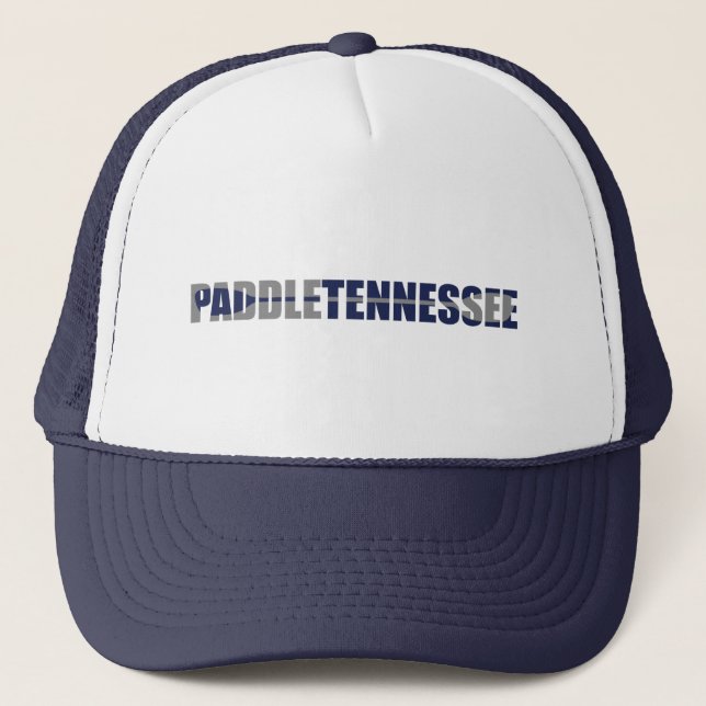 Paddle Tennessee Kayaking Truckerkappe (Vorderseite)