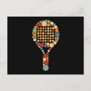 Paddle Tennis Postkarte