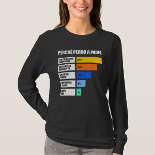 Paddle Tennis Warum Paddel verlieren T-Shirt