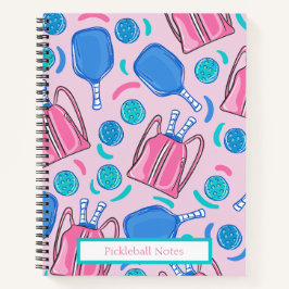 Paddle und Balls aus Pickleball Paddel und Balls P Notizbuch