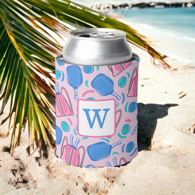 Paddle und Balls aus Pickleball Paddeln und Pink P Dosenkühler (Von Creator hochgeladen)