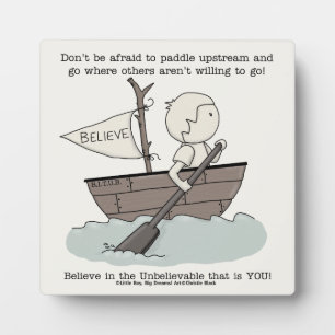 Paddle Upstream Fotoplatte