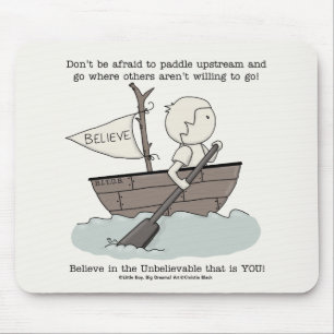 Paddle Upstream Mousepad