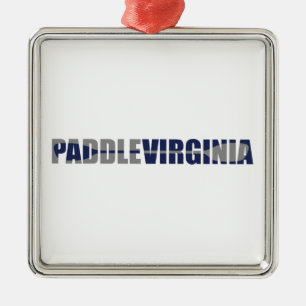 Paddle Virginia Kayaking Ornament Aus Metall