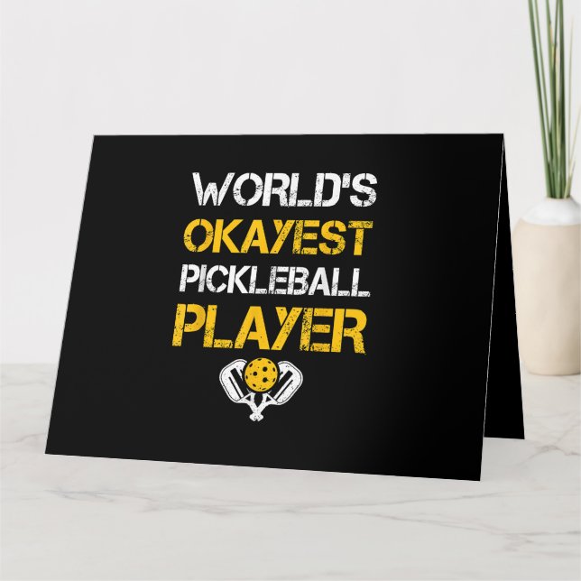 Paddle von Funny Pickleball - Pickleballing & P Karte (Vorderseite)