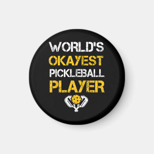 Paddle von Funny Pickleball - Pickleballing & P Magnet