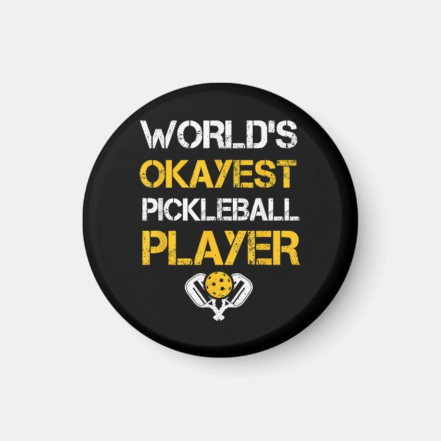 Paddle von Funny Pickleball - Pickleballing & P Magnet (Vorne)