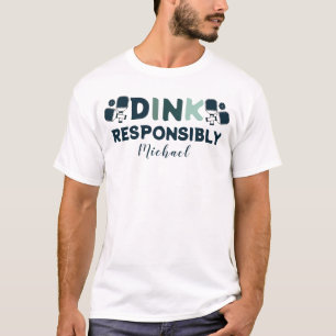 Paddleball Dink verantwortungsbewusst T - Shirt de