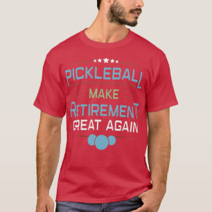 Paddleball-Ruhestand bei Pickleball-Spielern T-Shirt