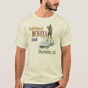 Paddleboard Dewees Insel, Charleston, Sc T-Shirt