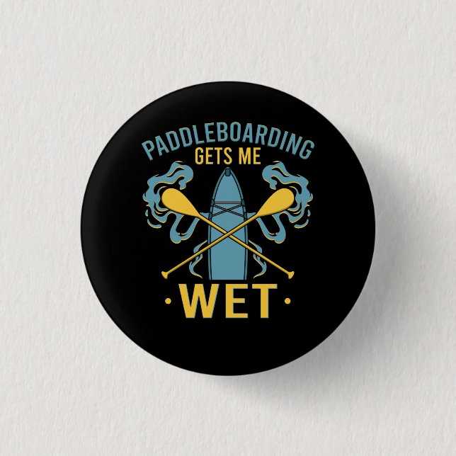 Paddleboard Paddleboarding Button (Vorderseite)