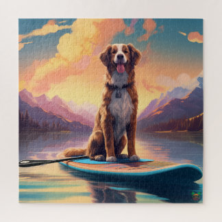 Paddleboard Pup: Labrador Retriever Edition Puzzle