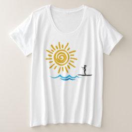 Paddleboard-T-Shirt Große Größe T-Shirt