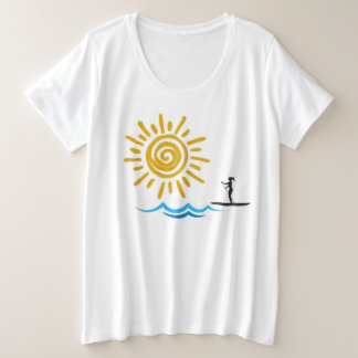 Paddleboard-T-Shirt Große Größe T-Shirt