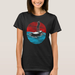 Paddleboarder-Planschwelle zum Aufstellen T-Shirt
