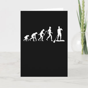 Paddleboarding Funny Paddle Board Geschenk Karte