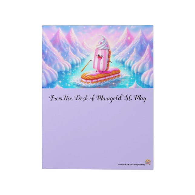 Paddleboarding-Gebäck Notizblock (Rotiert)