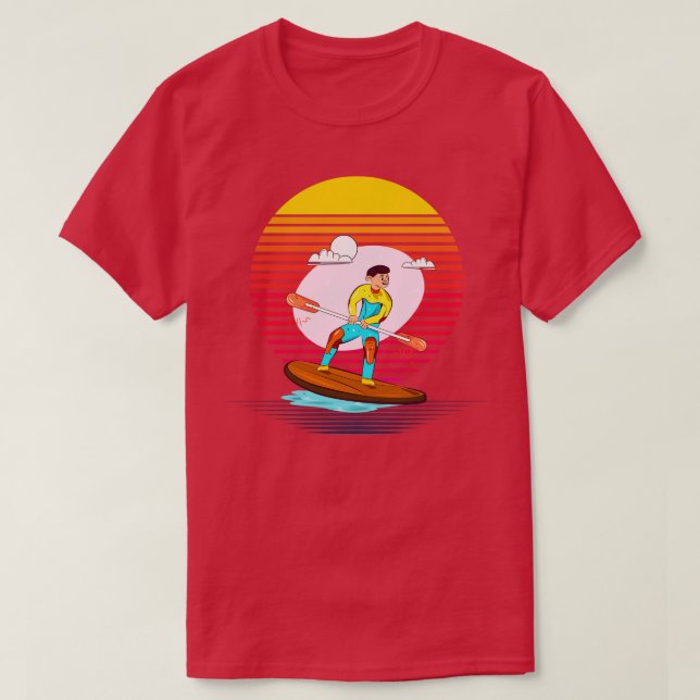 Paddleboarding Vapor T-Shirt (Design vorne)