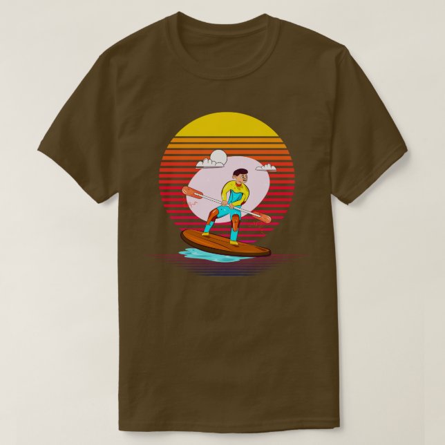 Paddleboarding Vapor T-Shirt (Design vorne)