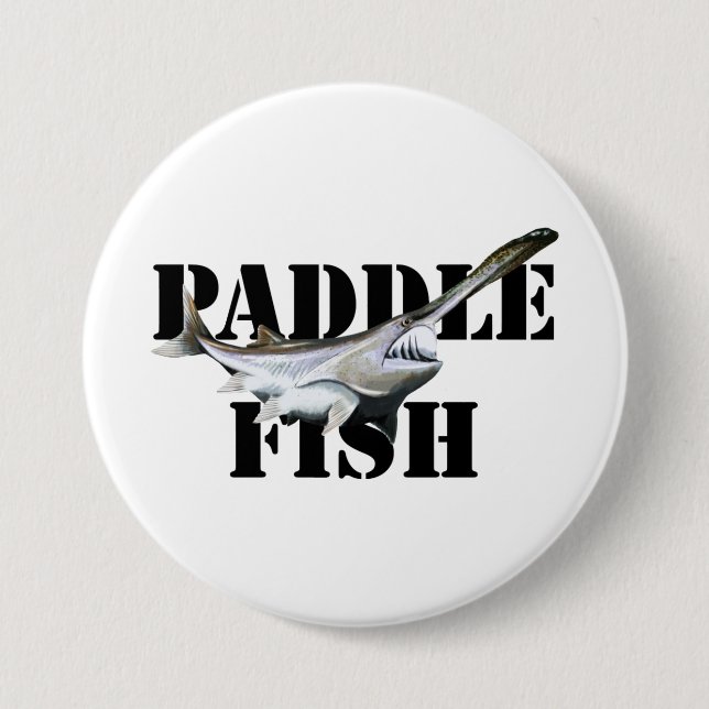 Paddlefisch Button (Vorderseite)