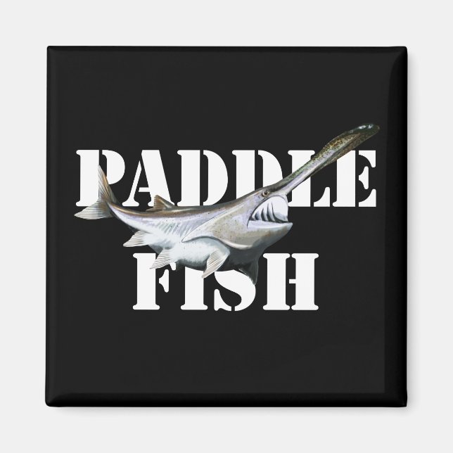 Paddlefisch Magnet (Vorne)