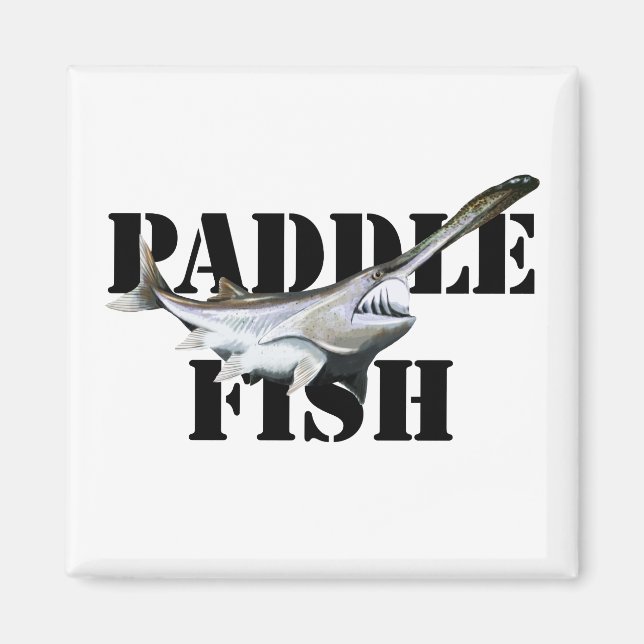Paddlefisch Magnet (Vorne)