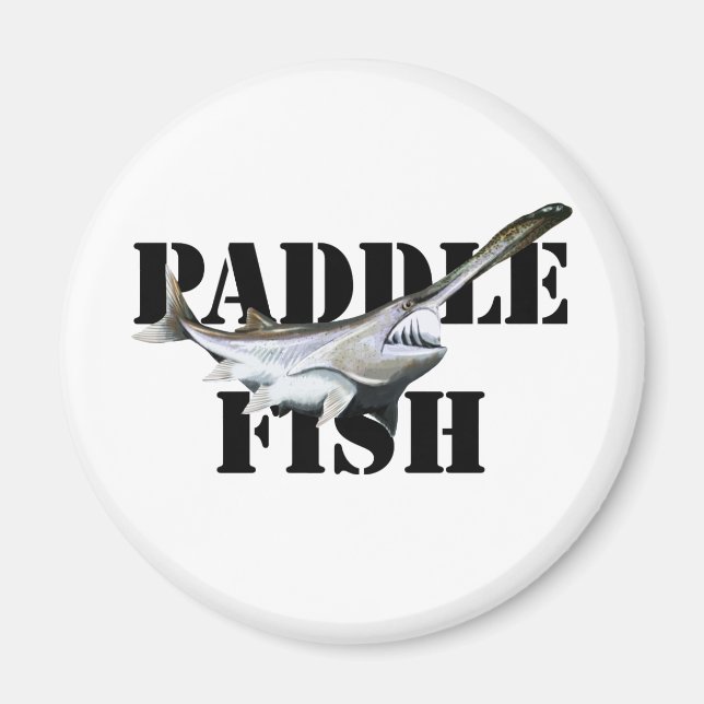 Paddlefisch Magnet (Vorne)