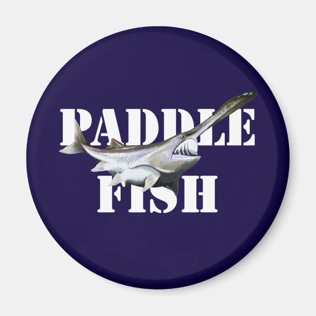 Paddlefisch Magnet (Vorne)