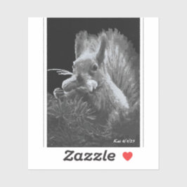 Paddy Cake, Squirrel Aufkleber