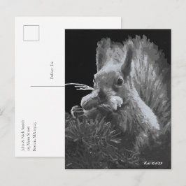Paddy Cake, Squirrel Postkarte