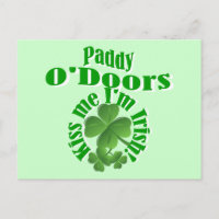Paddy O'Doors, lustiger irischer Name