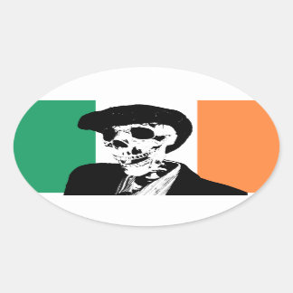 Paddy Pogue Small Window Oval Ovaler Aufkleber