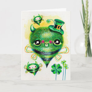 Paddy-Wanzen-St Patrick Tagesgruß-Karte Karte