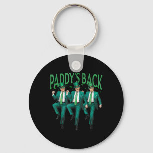 Paddys Back Dancing Trump St Patricks Day Irish Sh Schlüsselanhänger